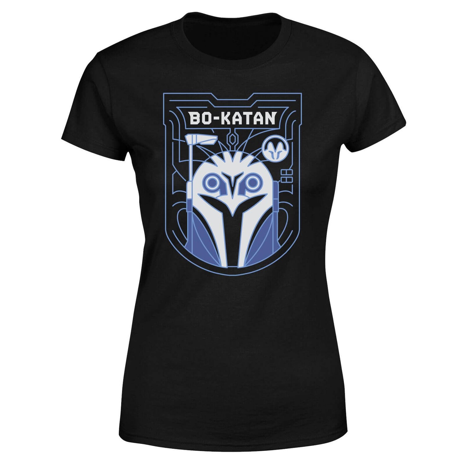 Star Wars The Mandalorian Bo-Katan Badge Women's T-Shirt - Black