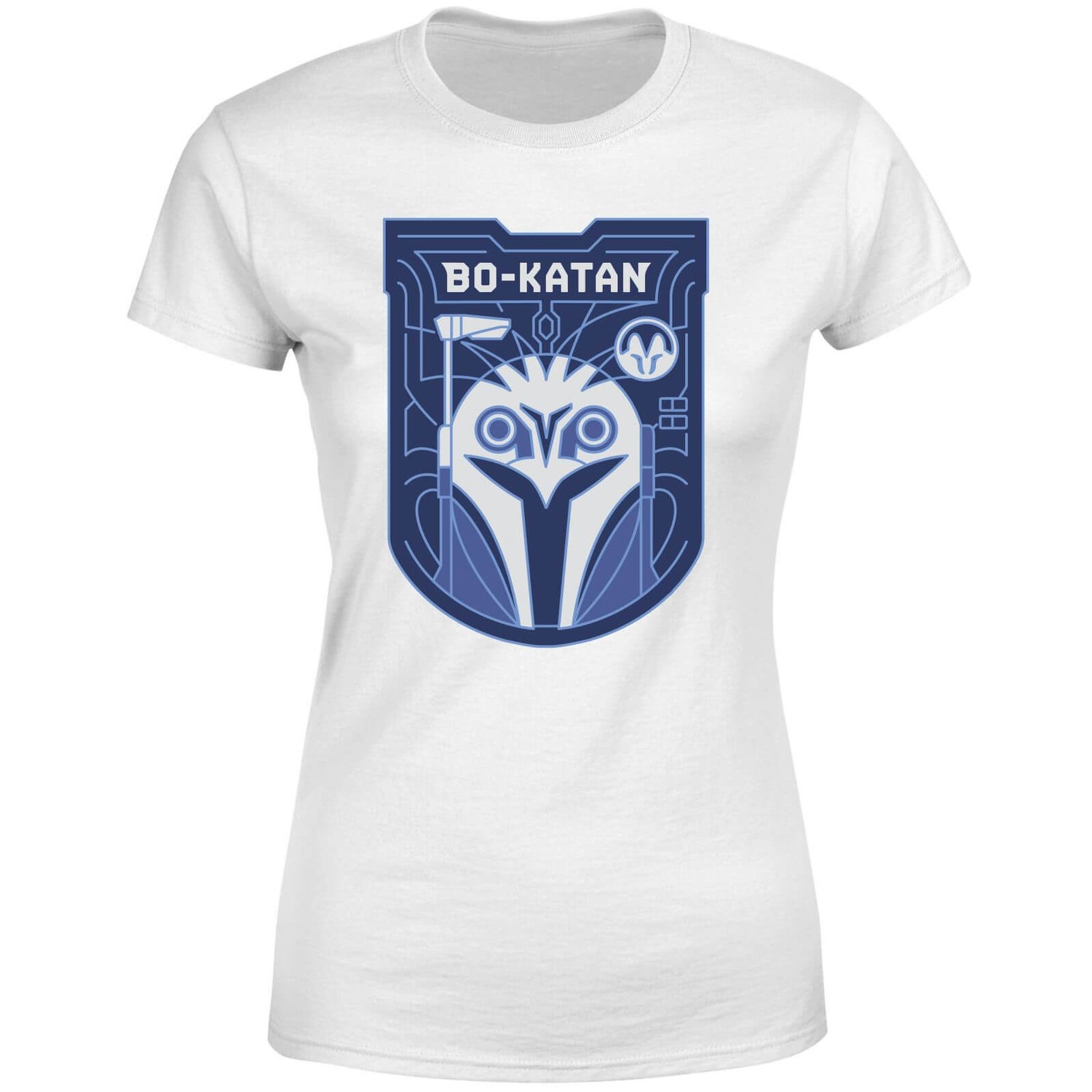 Star Wars The Mandalorian Bo-Katan Badge Women's T-Shirt - White