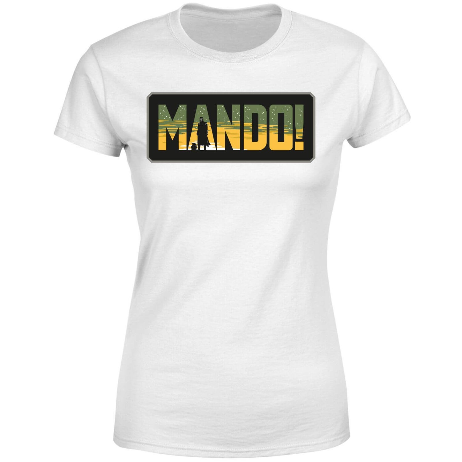 Star Wars The Mandalorian Mando! Women's T-Shirt - White