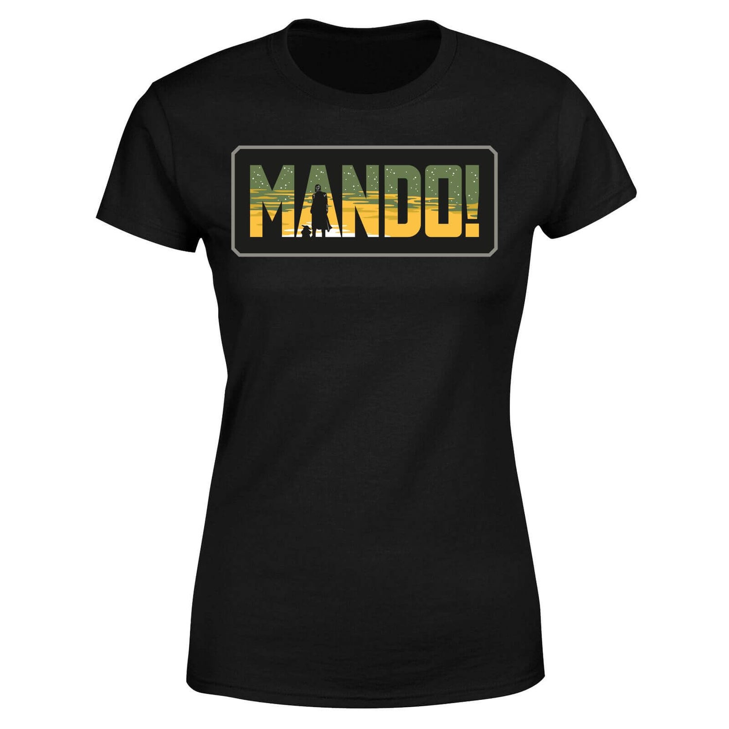 Star Wars The Mandalorian Mando! Women's T-Shirt - Black