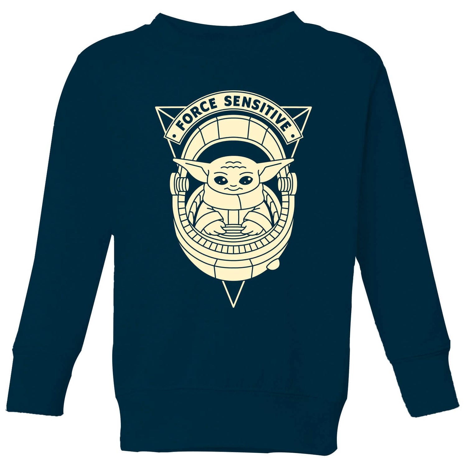 Star Wars The Mandalorian Force Sensitive Kids' Sweatshirt - Navy