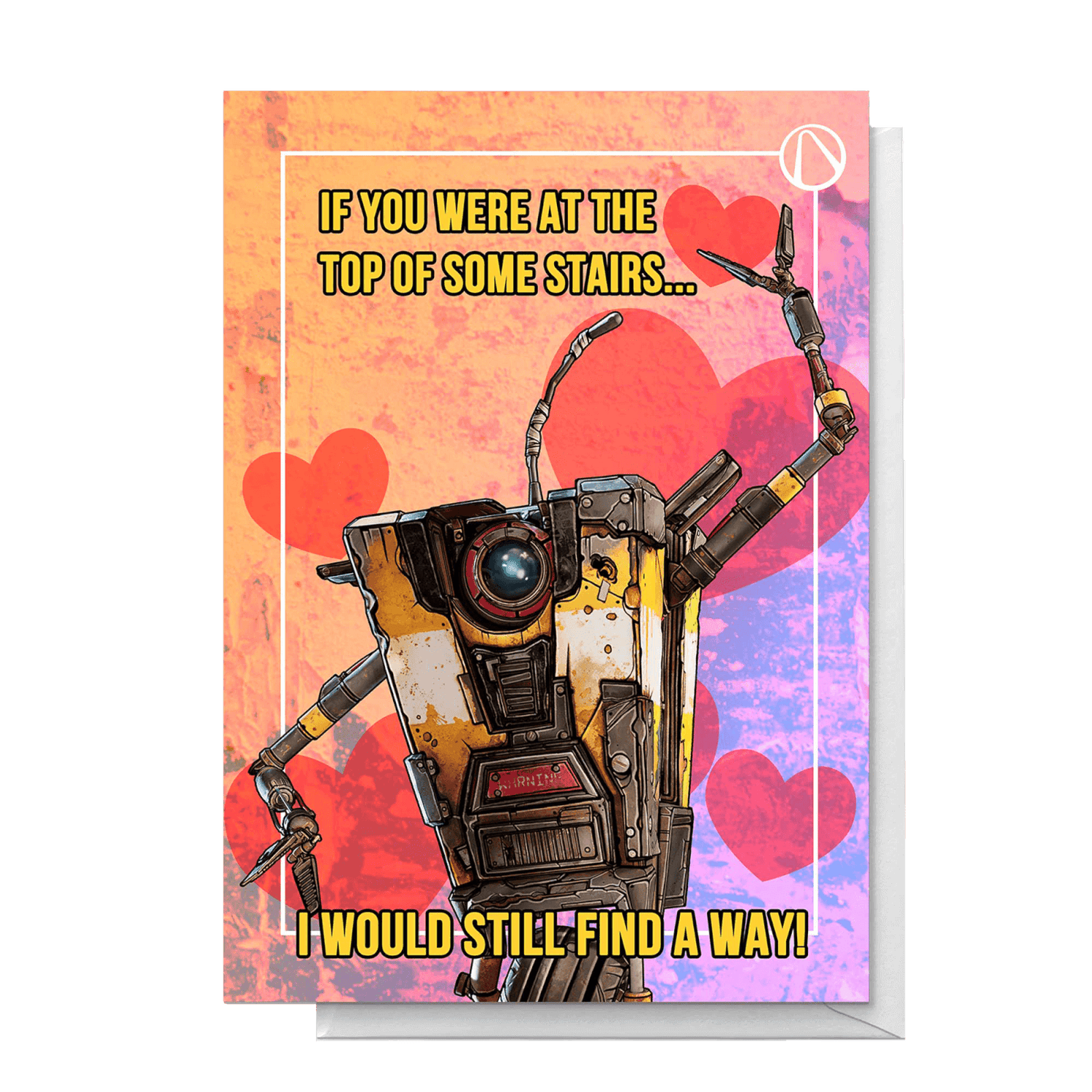 Borderlands I Would Find A Way Valentines Card Greetings Card