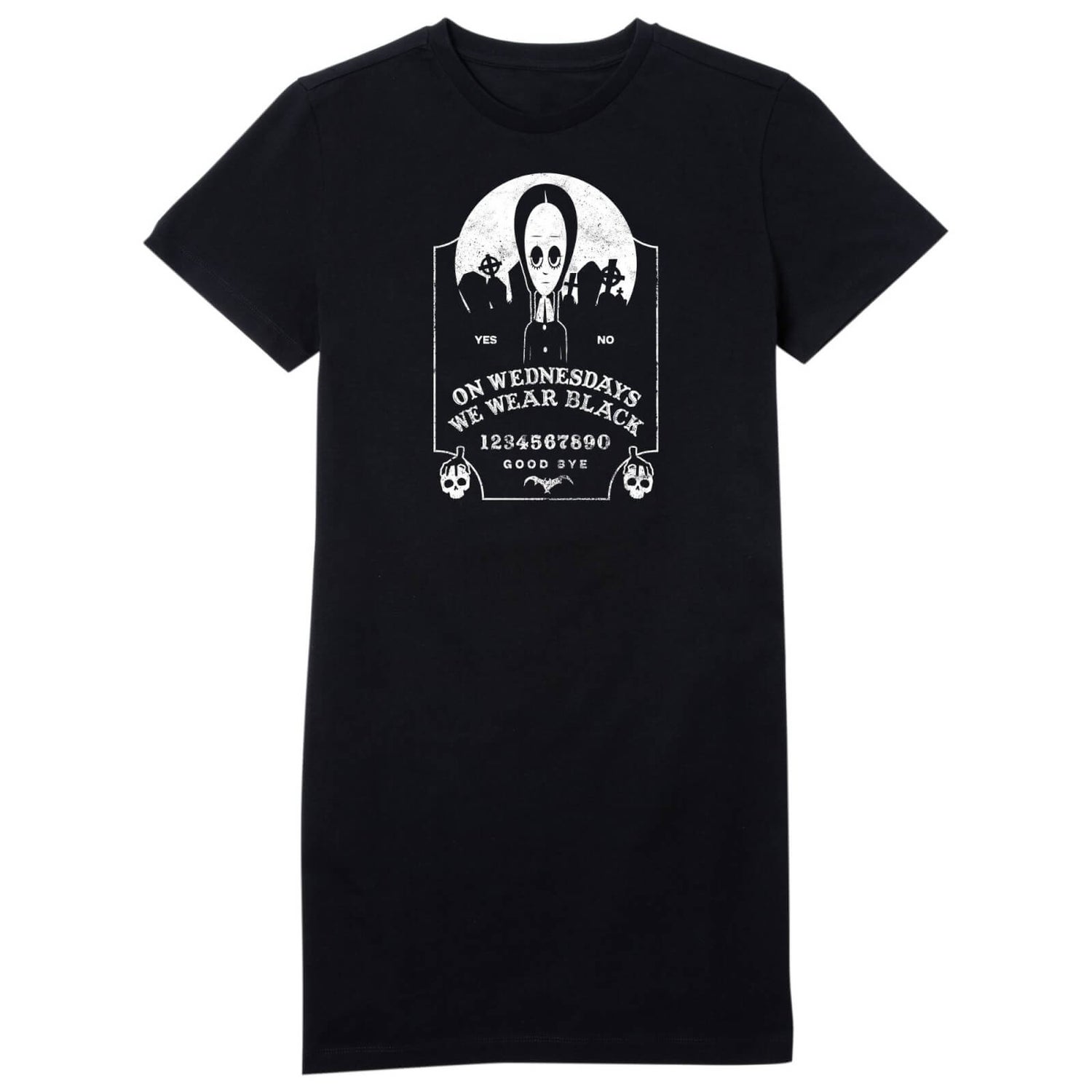The Addams Family On Wednesday's We Wear Black Women's T-Shirt Dress - Black