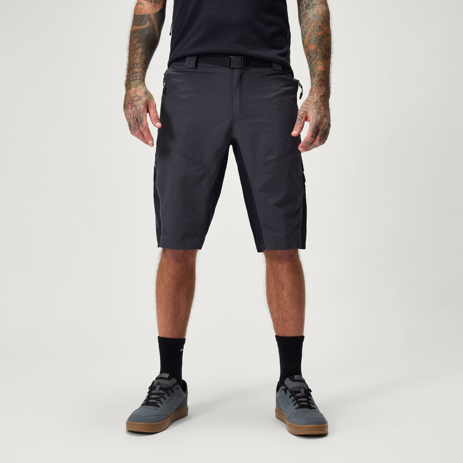 Men's Hummvee Short with Liner - Grey - XXXL
