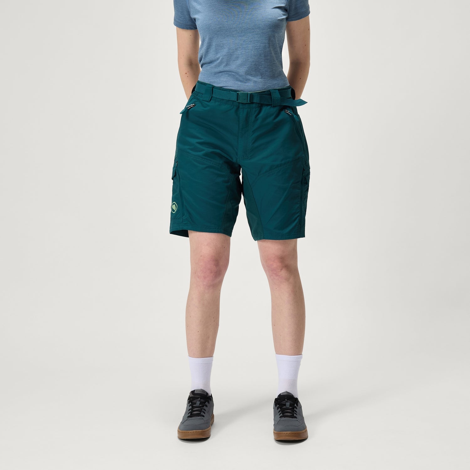 Women's Hummvee Short with Liner - Deep Teal - XL