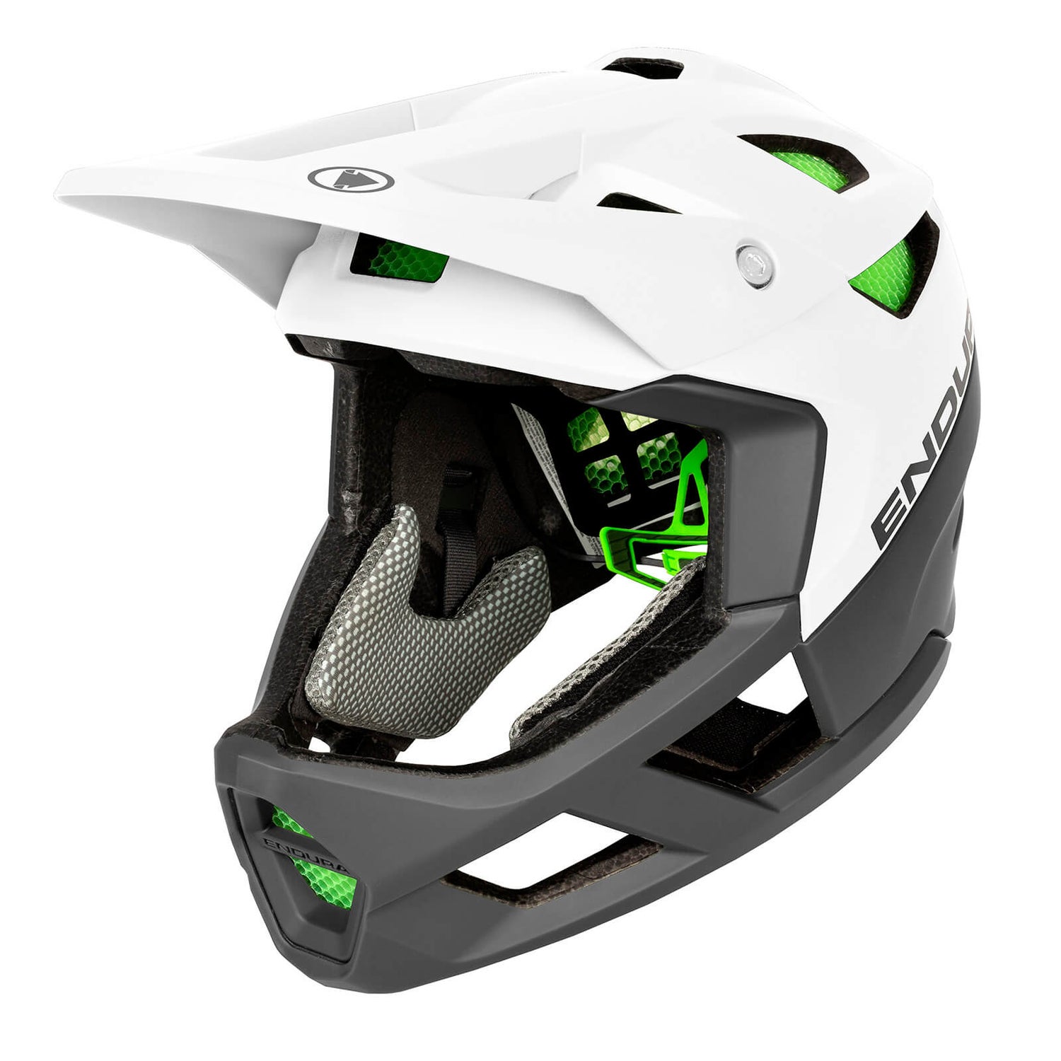 MT500 Full Face Helmet - White - S-M