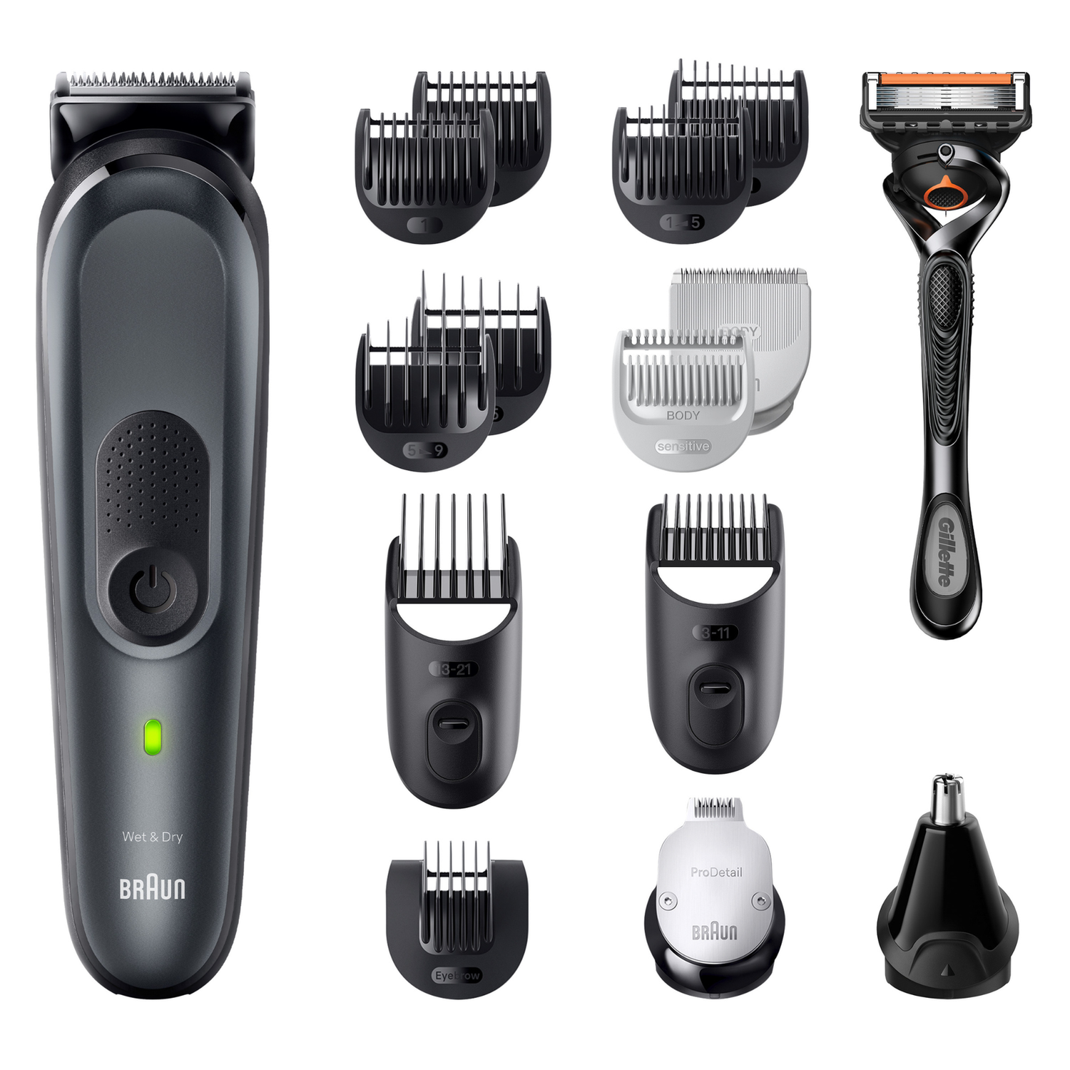 Braun All-In-One Style Kit Series 7 MGK7491, 17-in-1 Grooming Kit