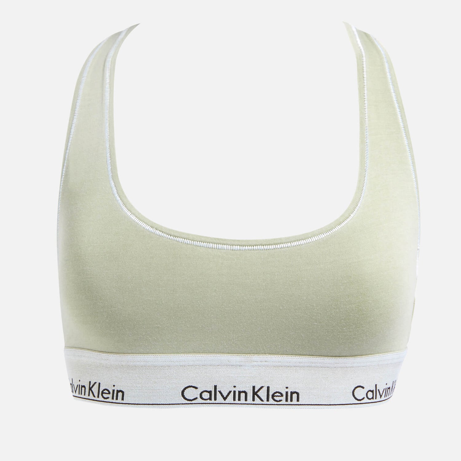 Calvin Klein Underwear Cotton-Blend Unlined Bralette - S