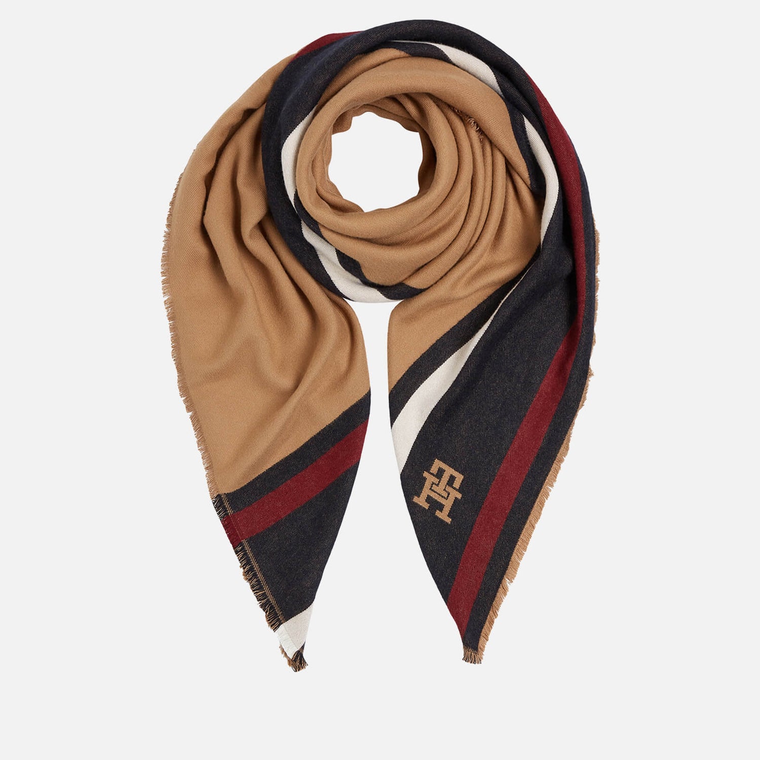 Tommy Hilfiger Feminine Jacquard-Knit Scarf