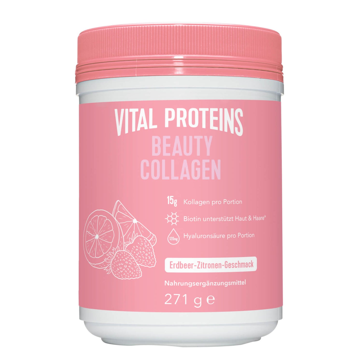 Beauty Collagen 271g - Erdbeer-Zitronen-Geschmack