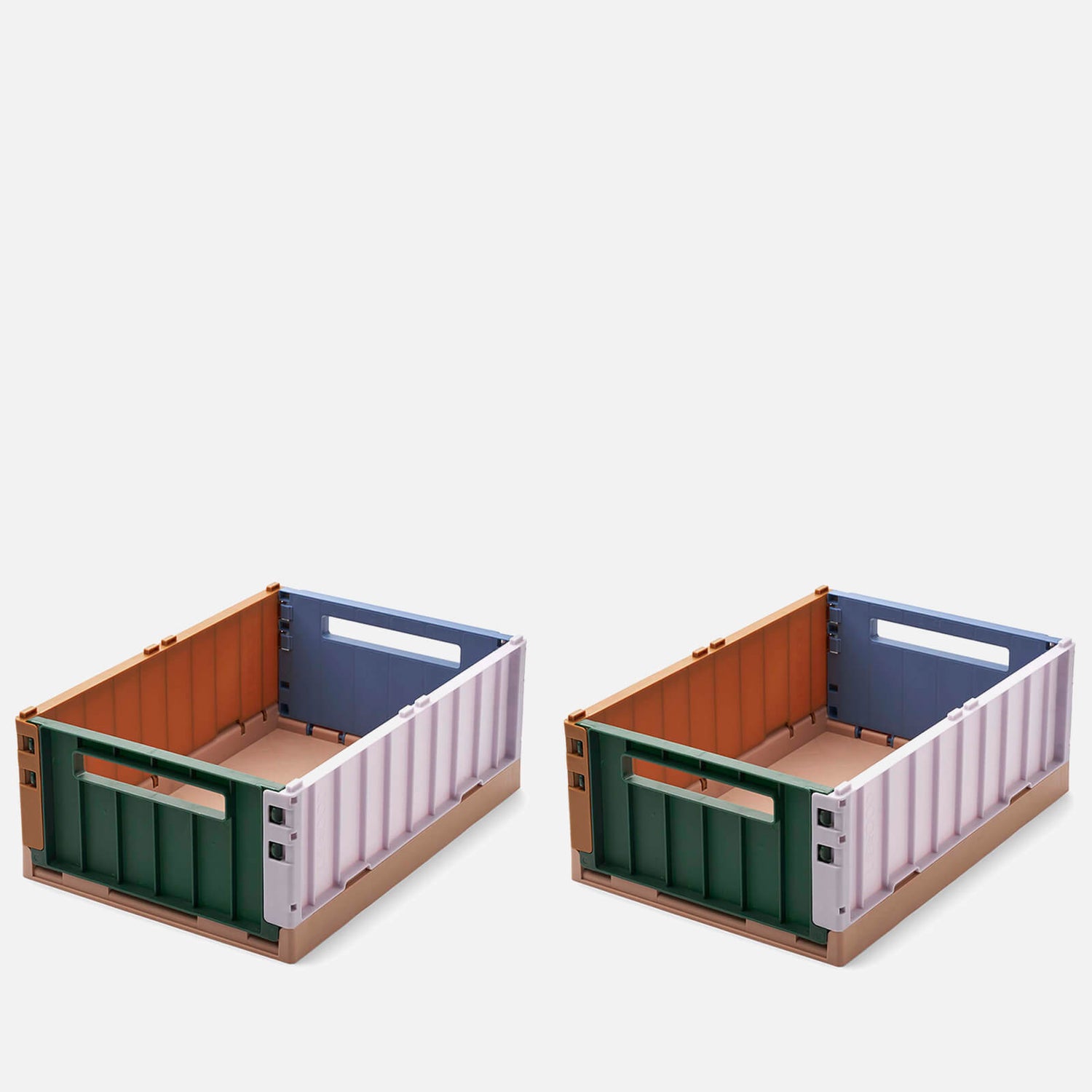 Liewood Weston Storage Boxes - Garden Green Multi - Medium (Set of 2)