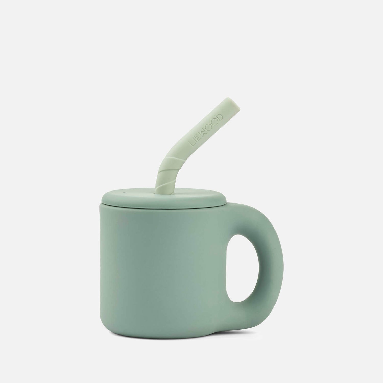 Liewood Jenna Cup with Straw - Dusty Mint/Peppermint