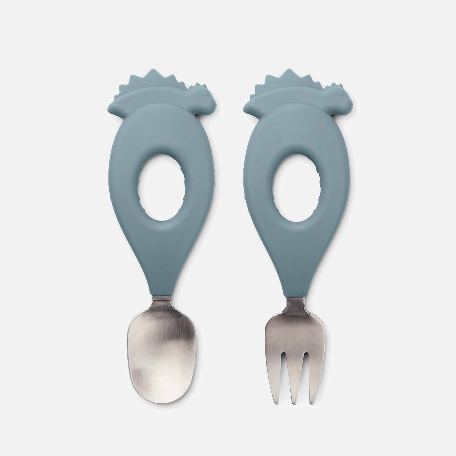 Liewood Stanley Baby Cutlery Set - Dino/Whale Blue