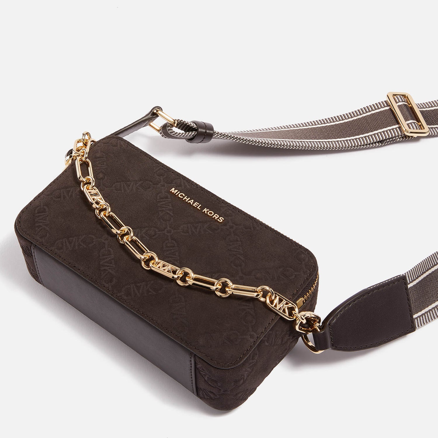 MICHAEL Michael Kors Jet Set Small Suede Crossbody Bag 3