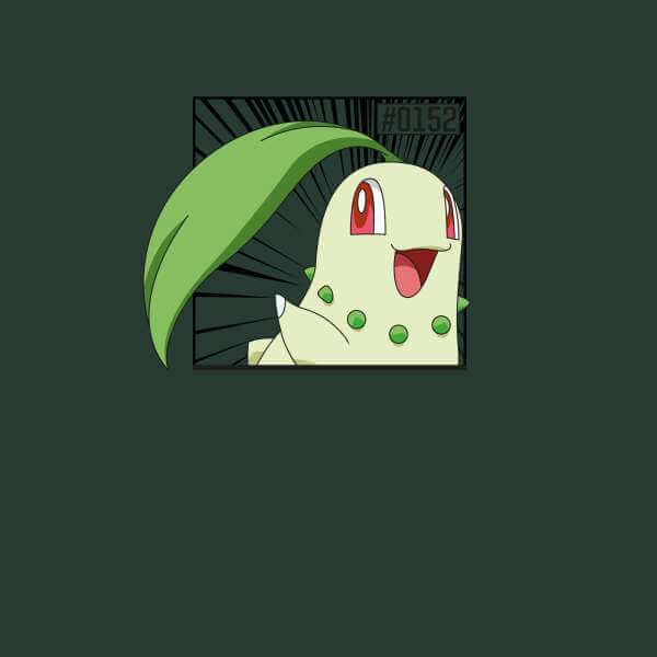 Pokemon Chikorita Hoodie - Green