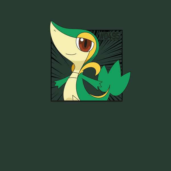 Pokemon Snivy Hoodie - Green
