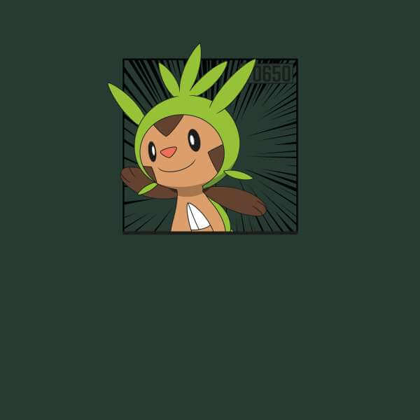 Pokemon Chespin Hoodie - Green
