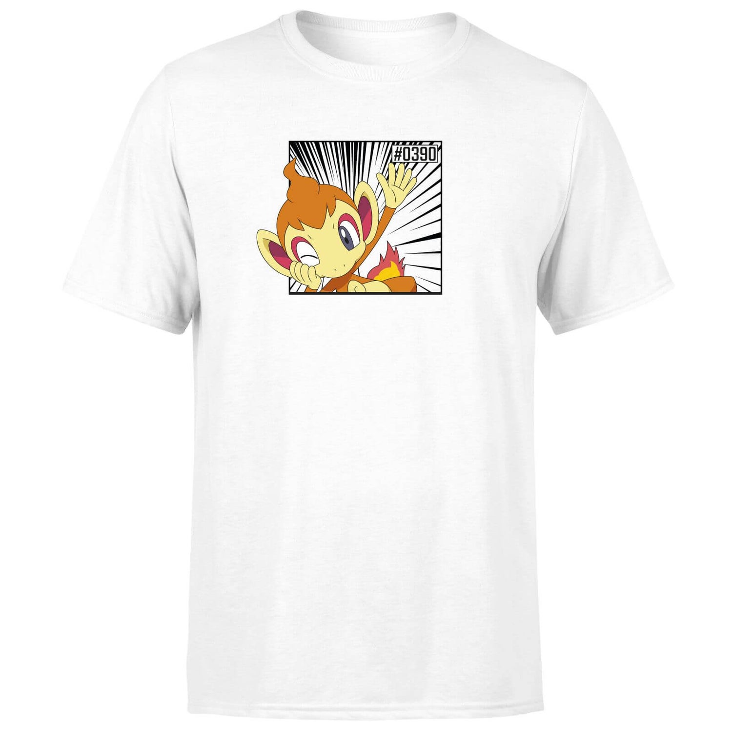 Pokemon Chimchar Men's T-Shirt - White