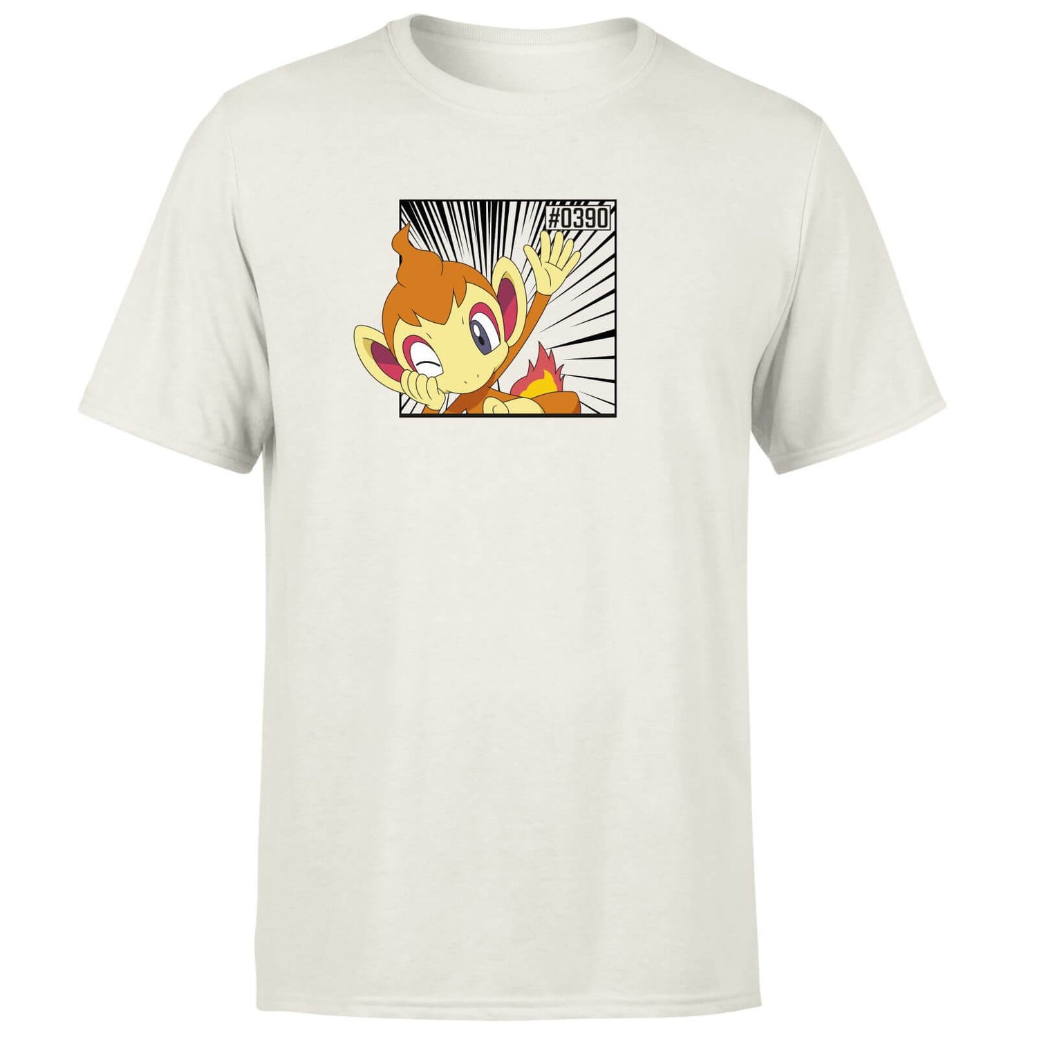 Pokemon Chimchar Men's T-Shirt - Cream