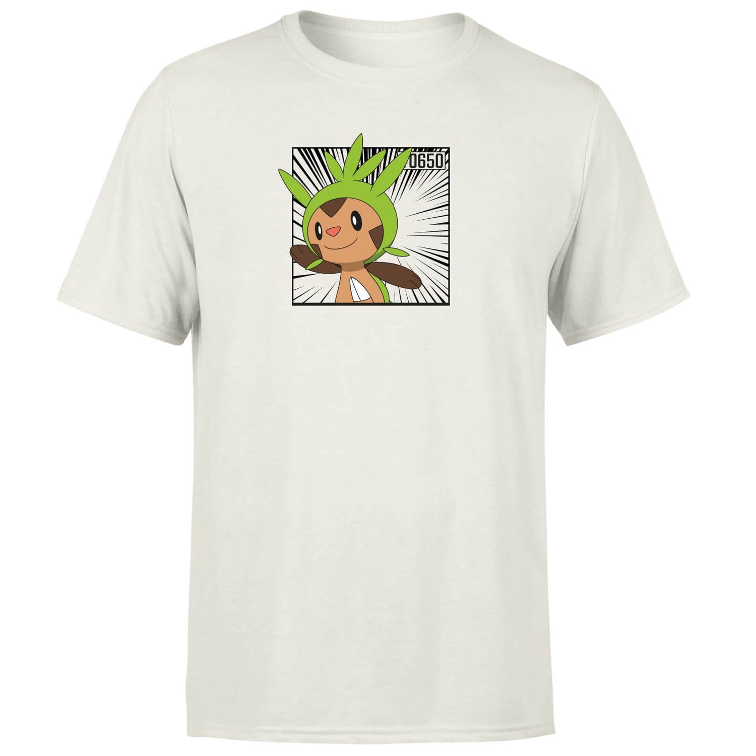 Pokemon Chespin Men's T-Shirt - Cream