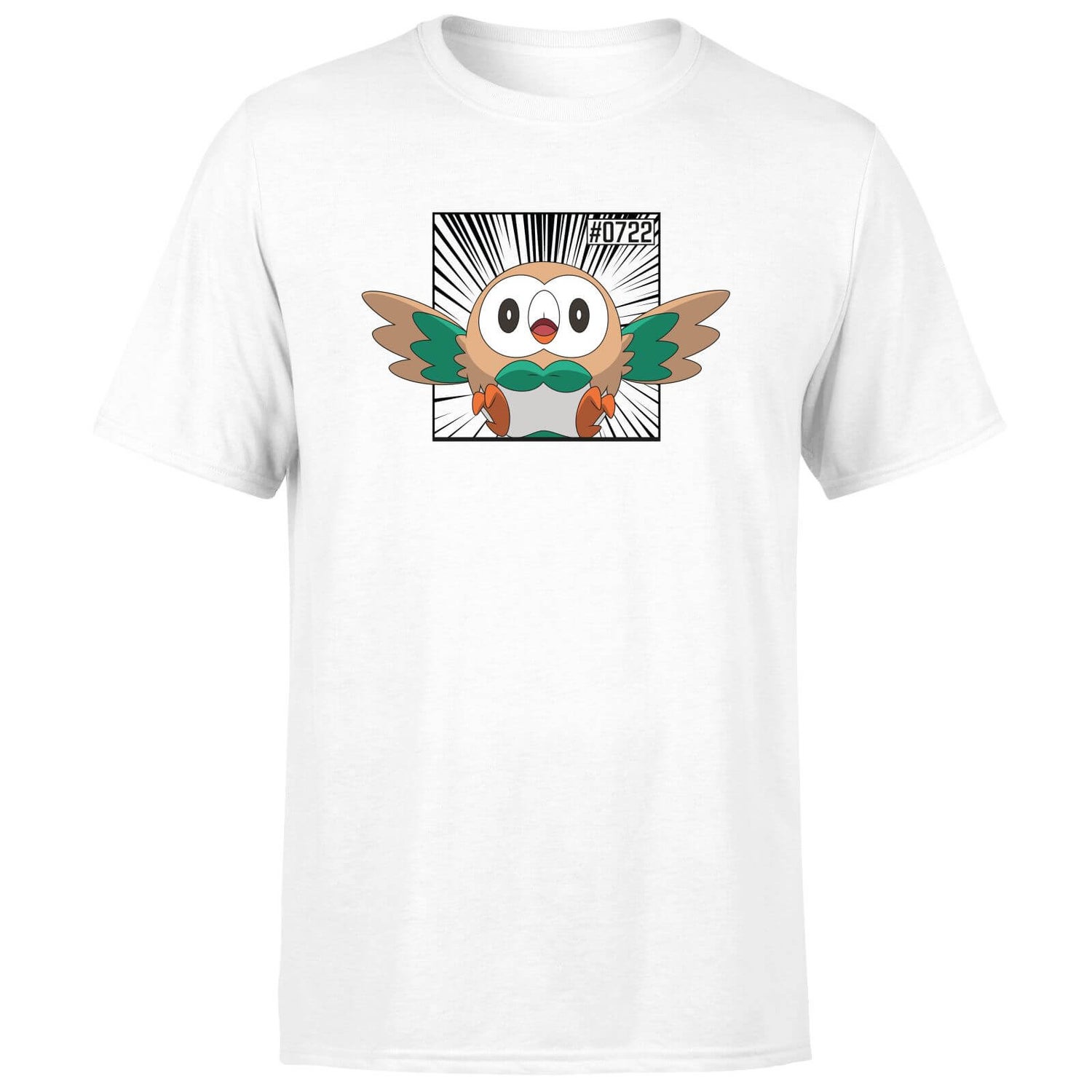 Pokemon Rowlet Men's T-Shirt - White