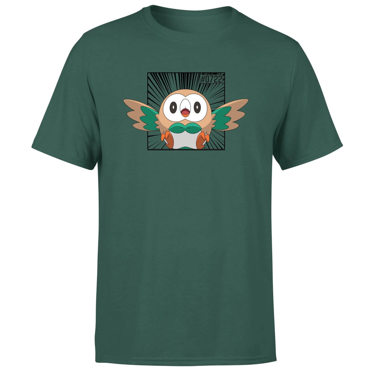 Pokemon Rowlet Men's T-Shirt - Green