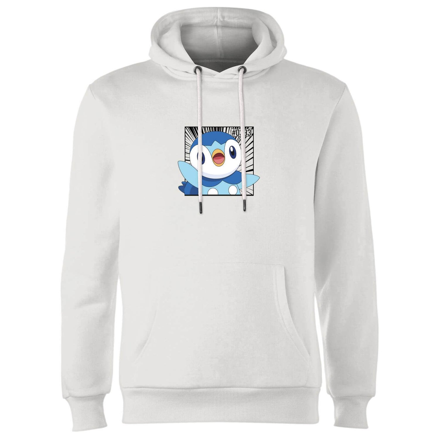 Pokemon Piplup Hoodie White S
