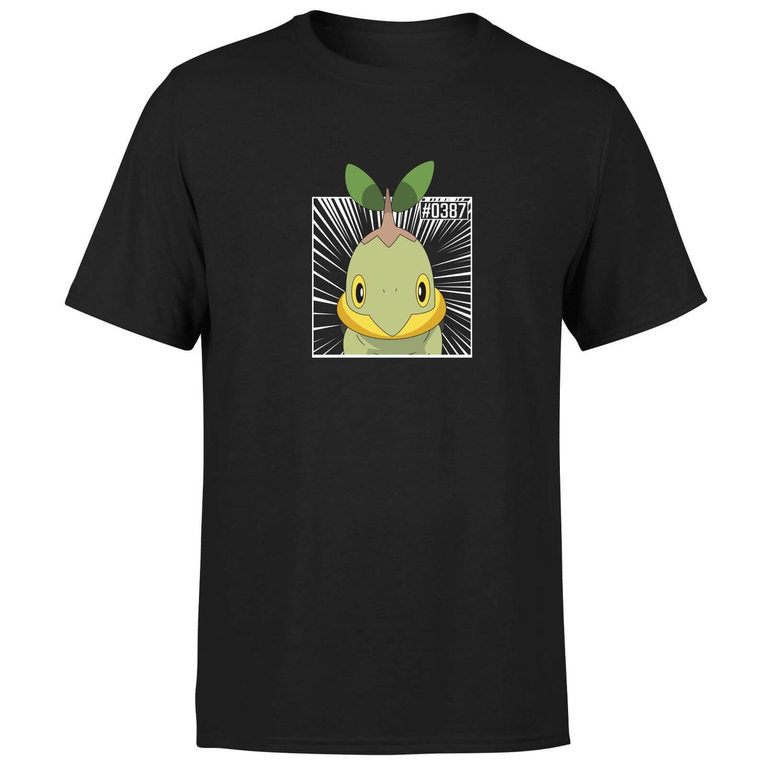 Pokemon Turtwig Men's T-Shirt - Black