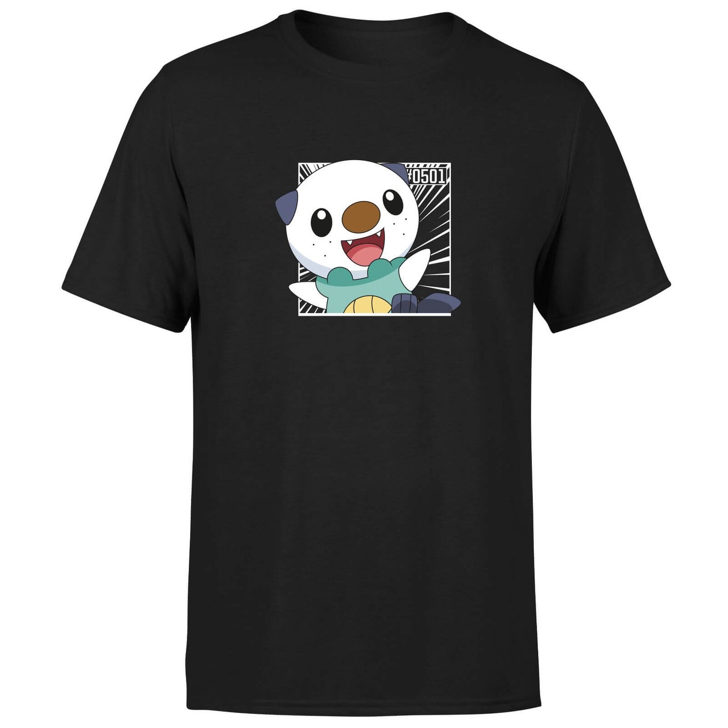 Pokemon Oshawott Men's T-Shirt - Black