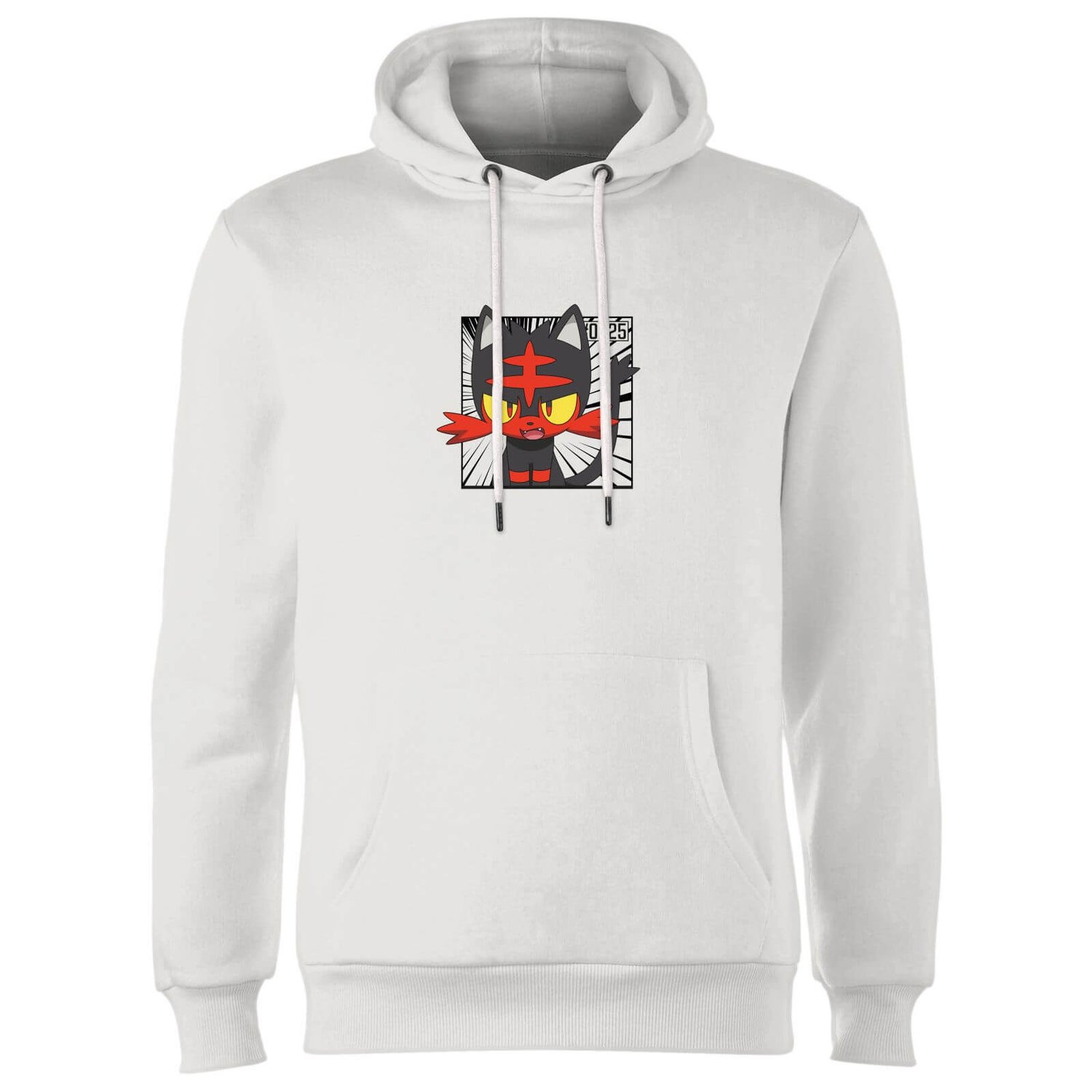 Pokemon Litten Hoodie White Clothing Zavvi UK