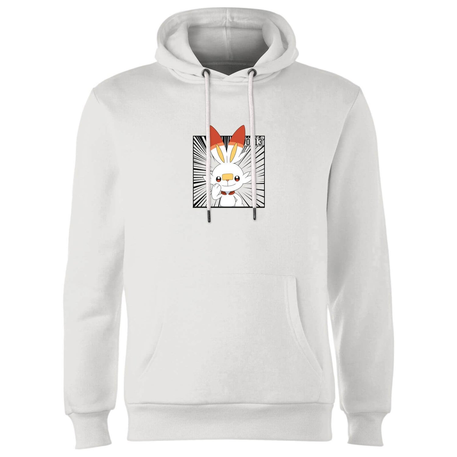 Pokemon Scorbunny Hoodie - White