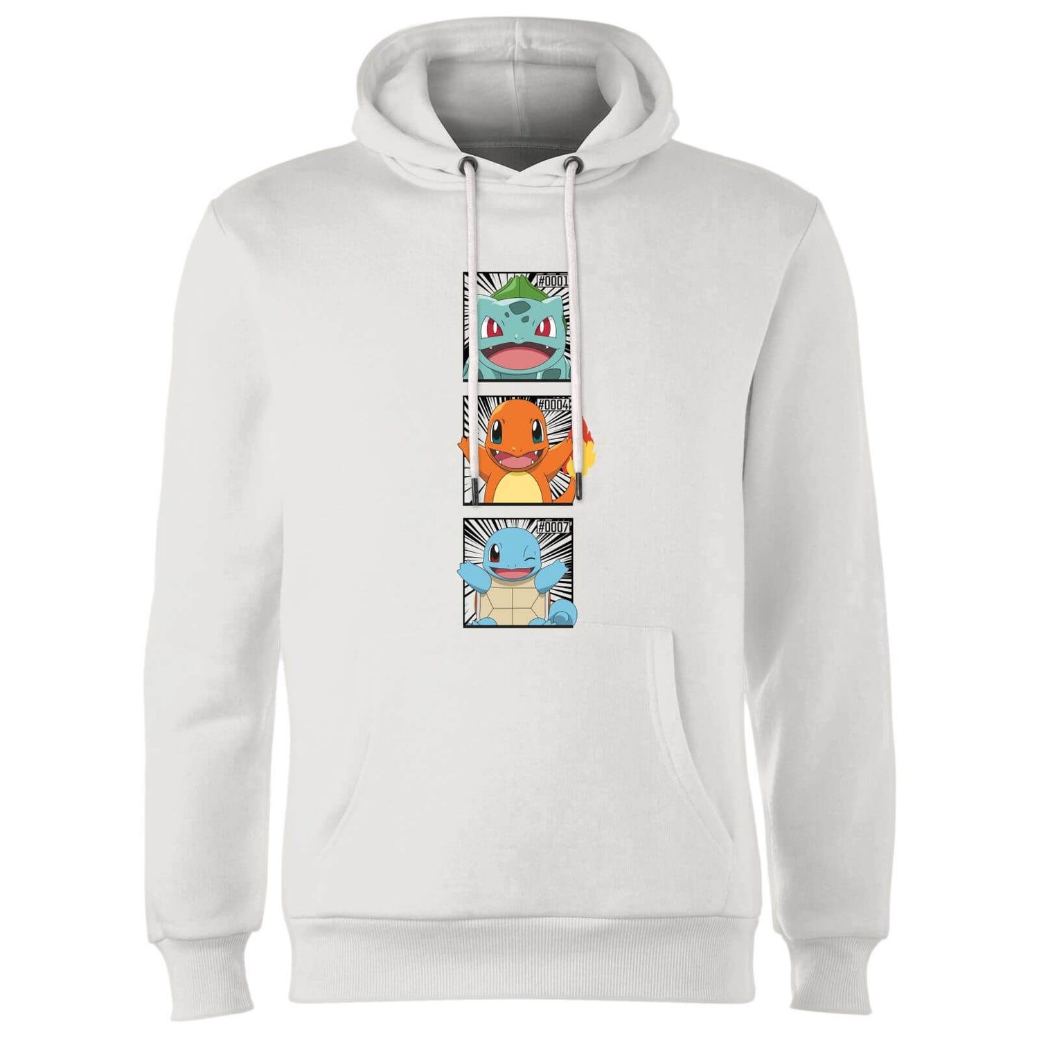 Pokemon Generation 1 Starters Hoodie - White