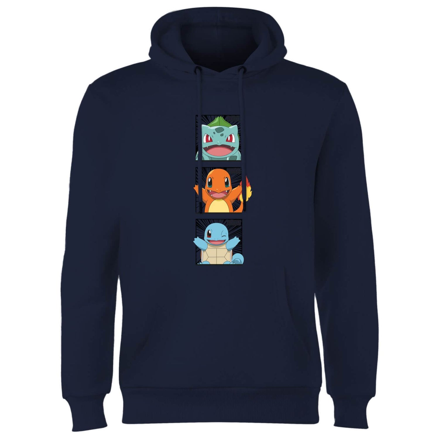 Pokemon Generation 1 Starters Hoodie - Navy