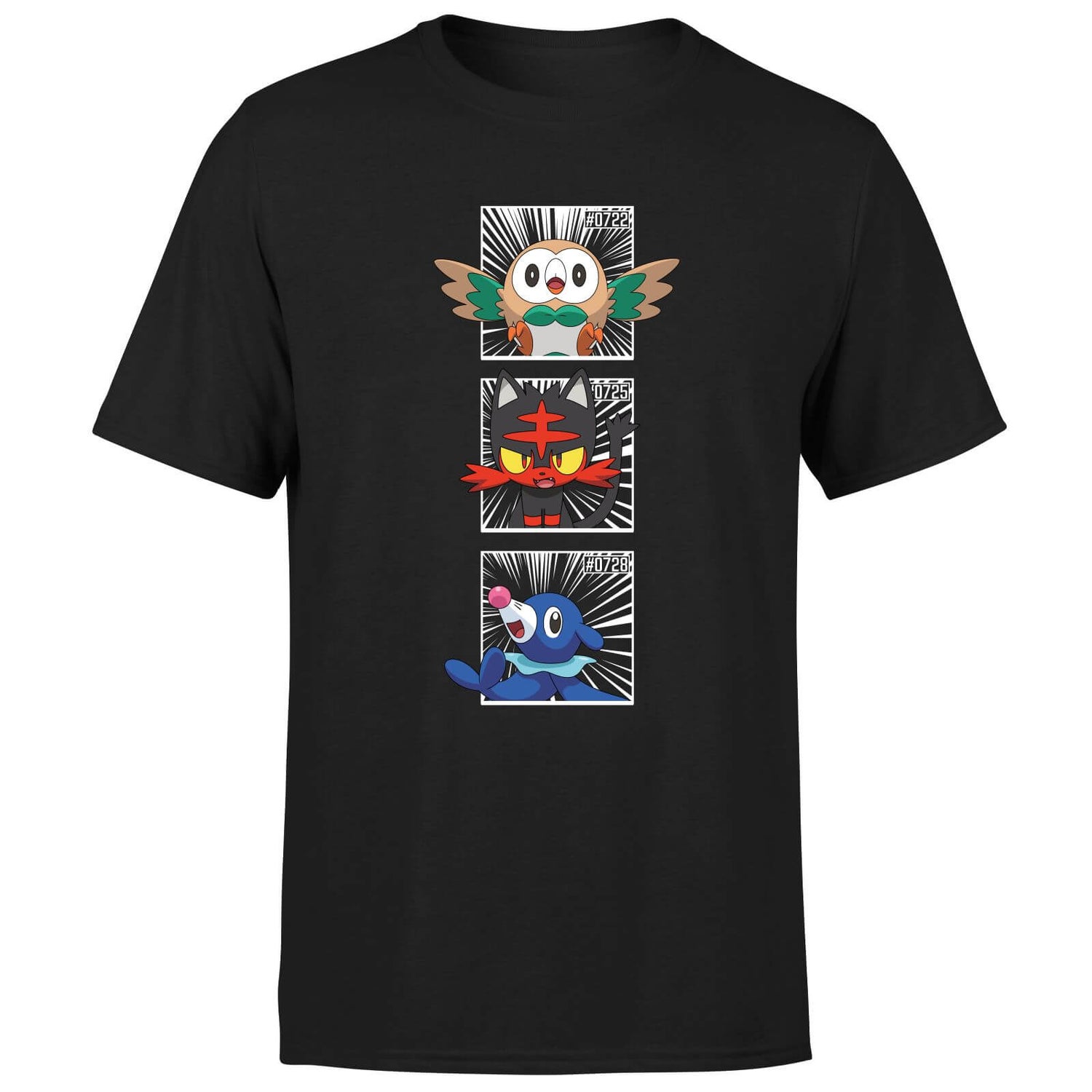 Pokemon Generation 7 Intro Men's T-Shirt - Black