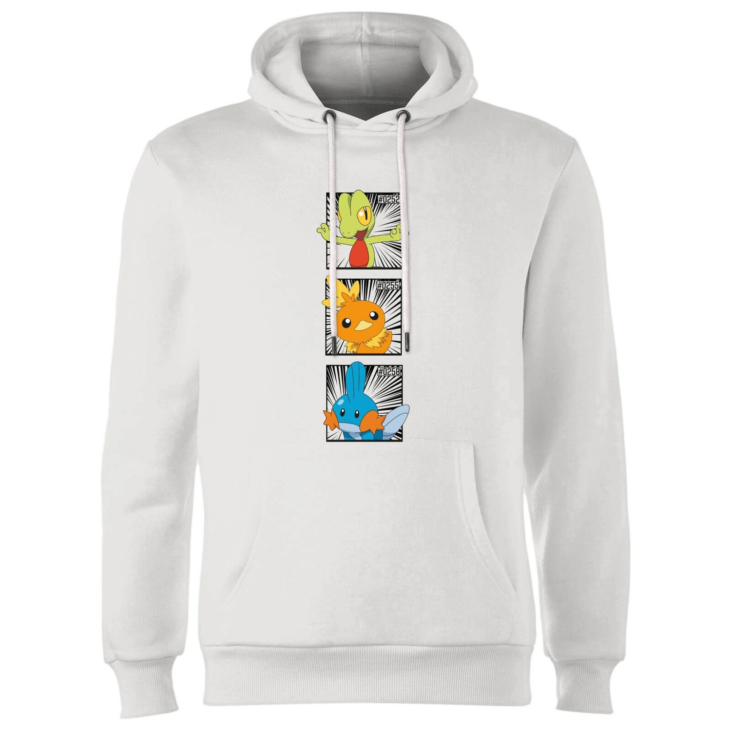 Pokemon Generation 3 Starters Hoodie - White