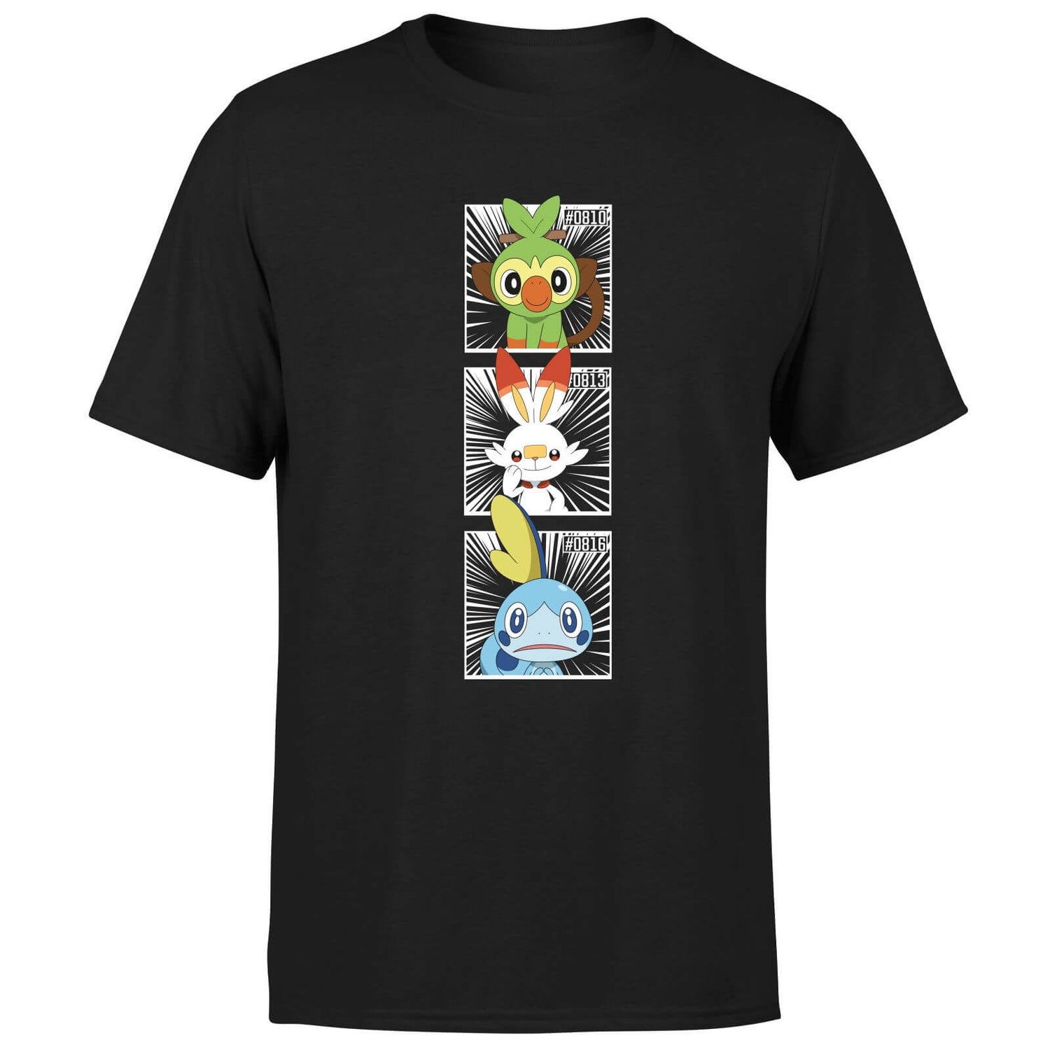 Pokemon Generation 8 Intro Men's T-Shirt - Black