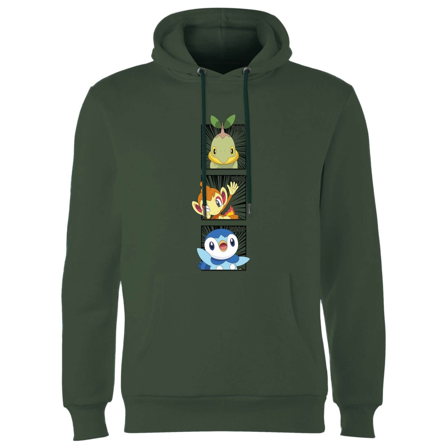 Pokemon Generation 4 Starters Hoodie - Green