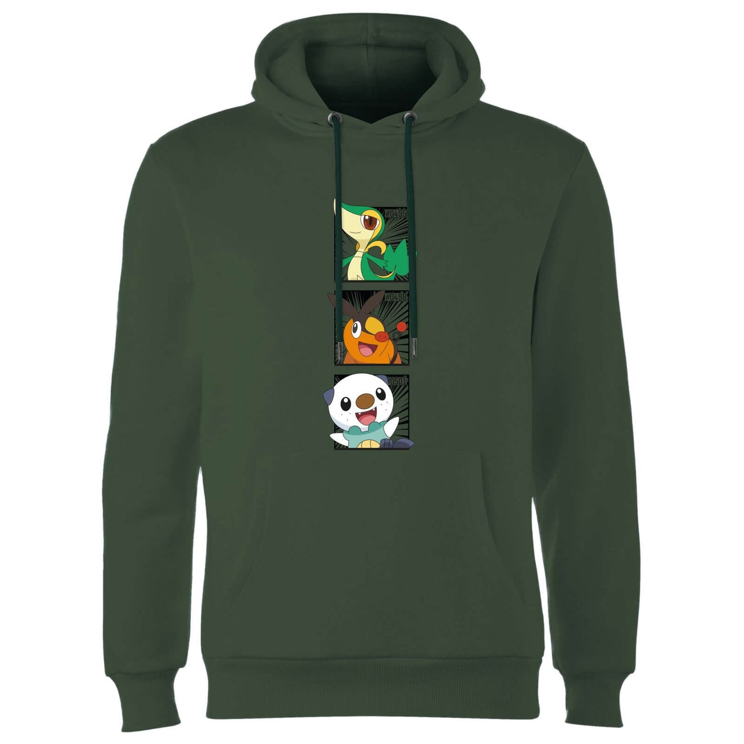 Pokemon Generation 5 Starters Hoodie - Green