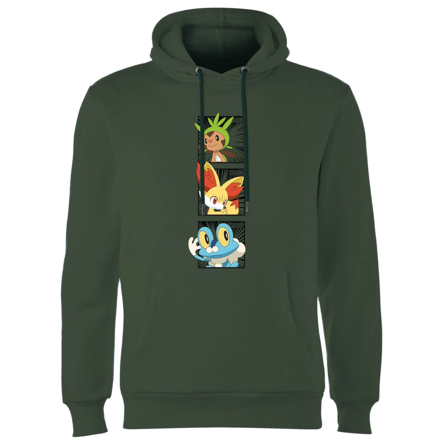 Pokemon Generation 6 Starters Hoodie - Green