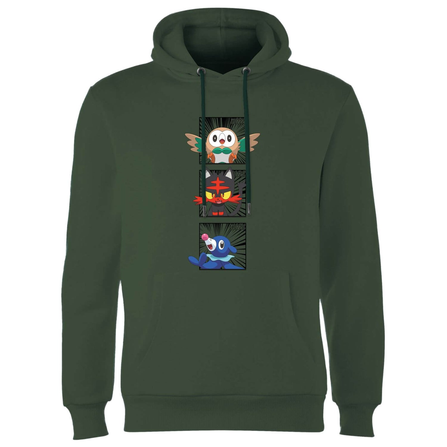 Pokemon Generation 7 Starters Hoodie - Green