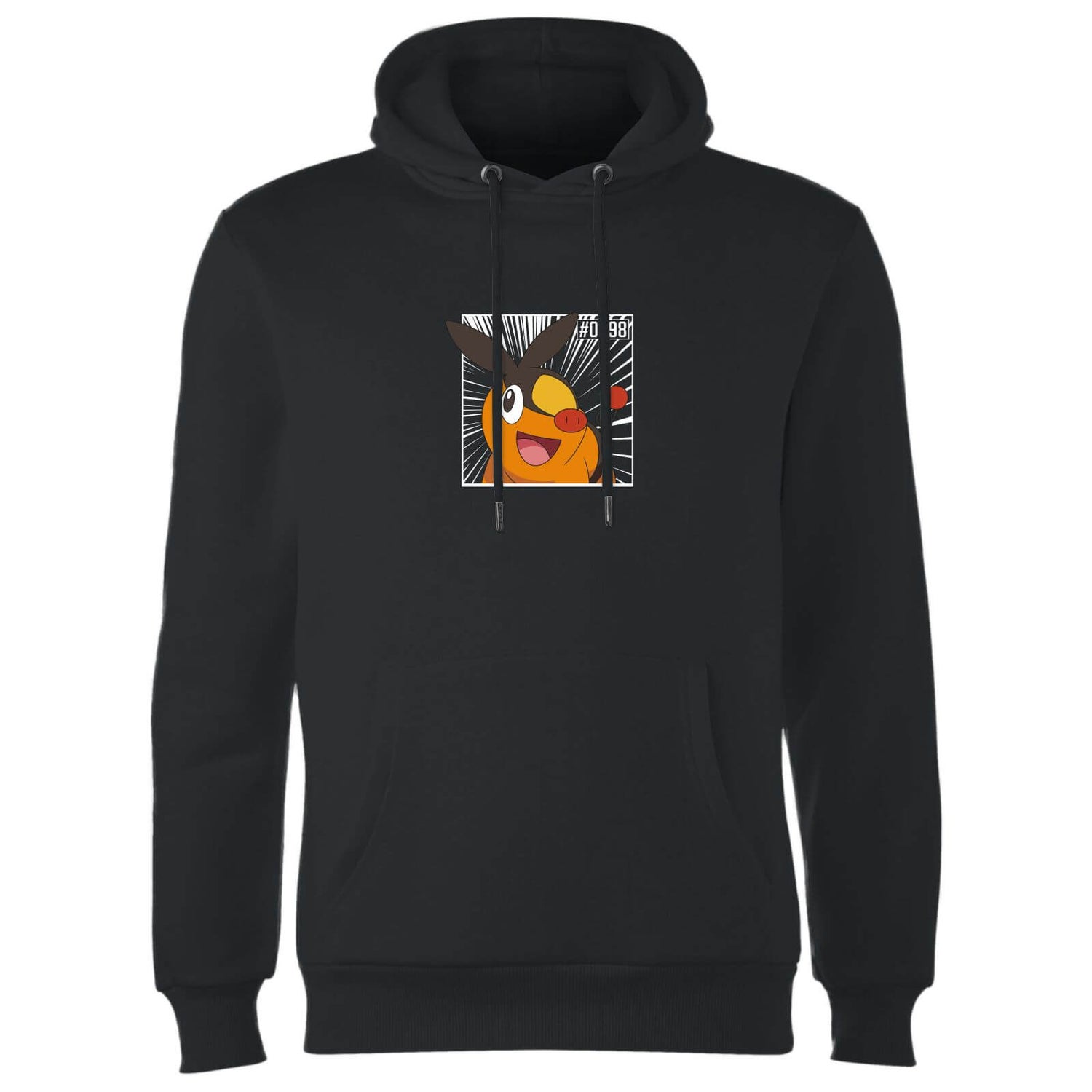 Pokemon Tepig Hoodie - Black