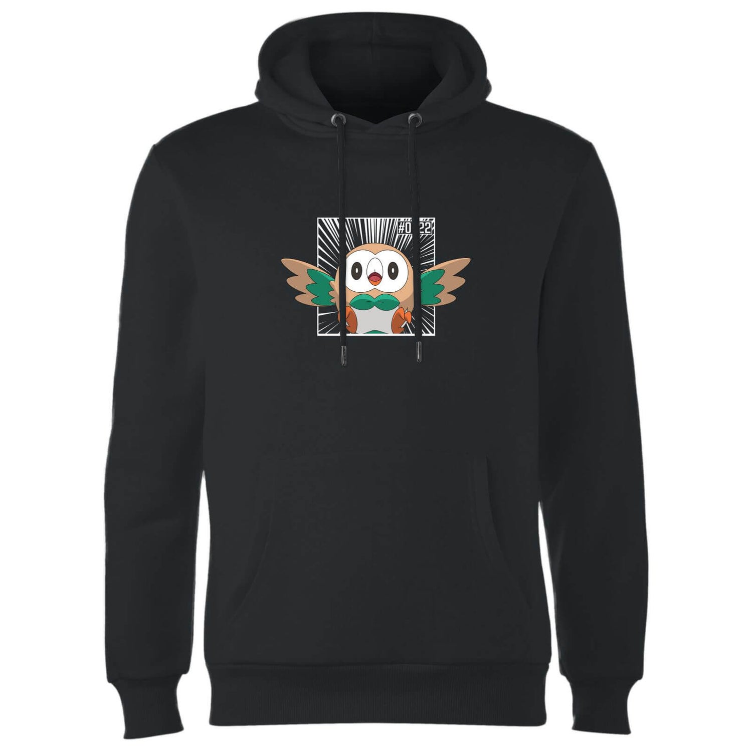 Pokemon Rowlet Hoodie - Black