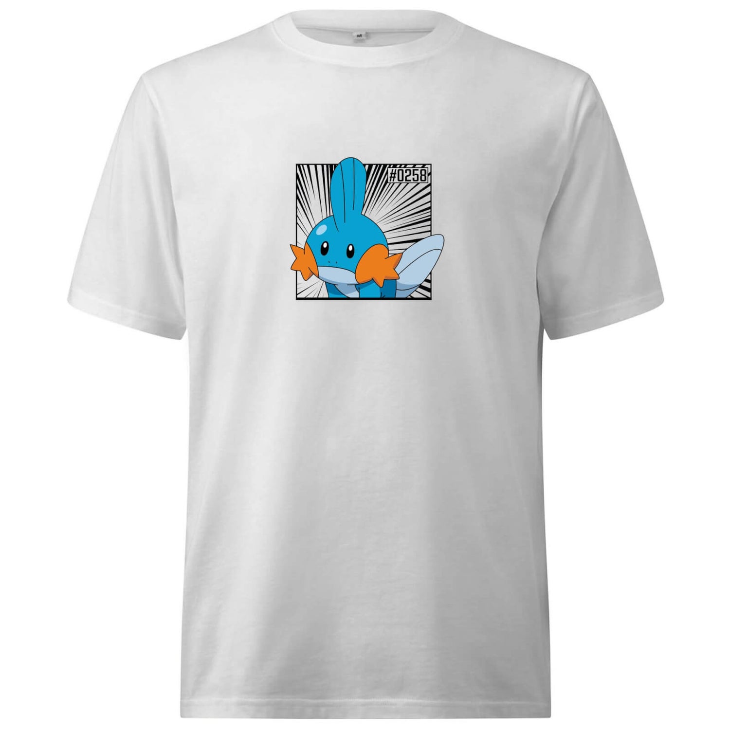 Pokemon Mudkip Oversized Heavyweight T-Shirt - White
