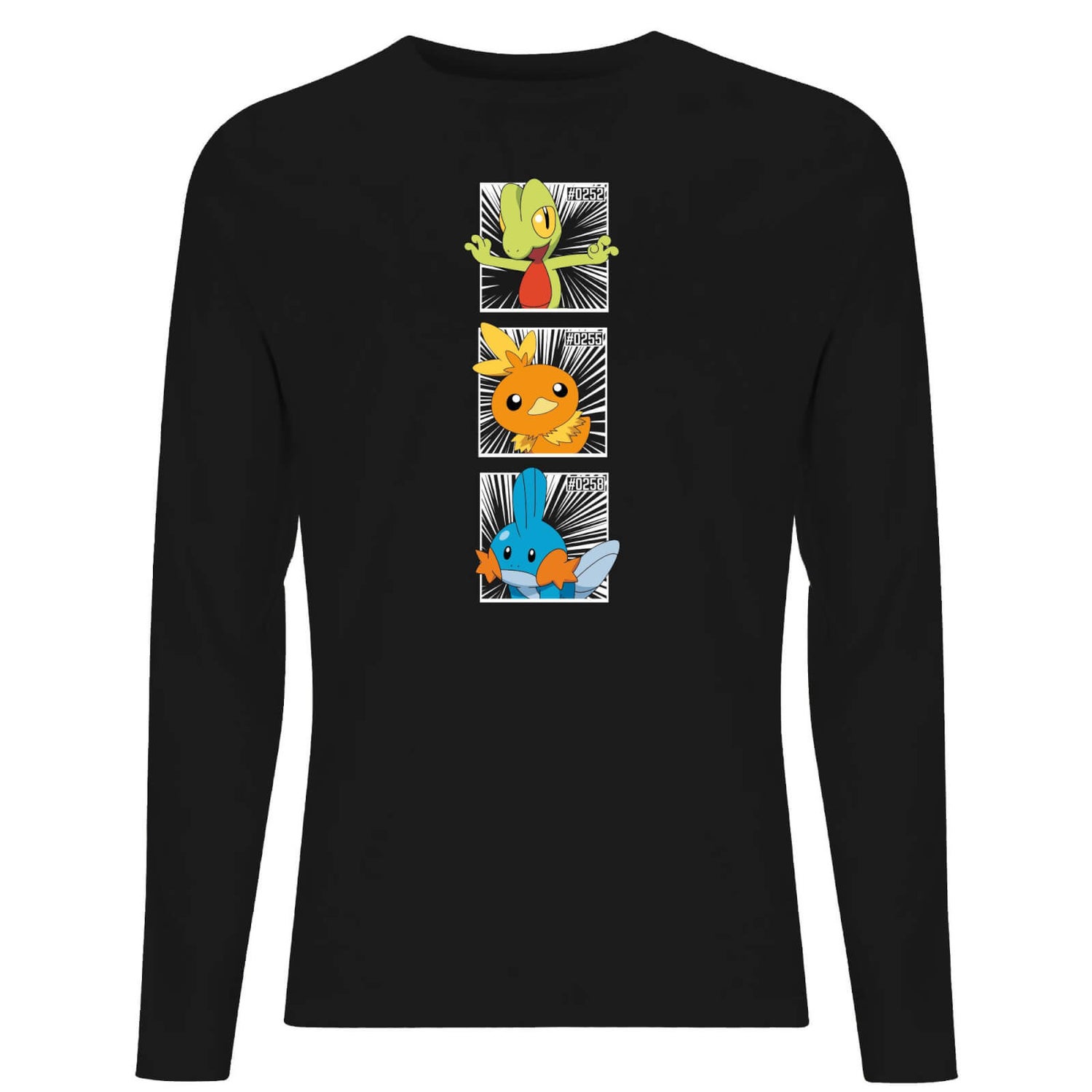 Pokemon Generation 3 Intro Men's Long Sleeve T-Shirt - Black