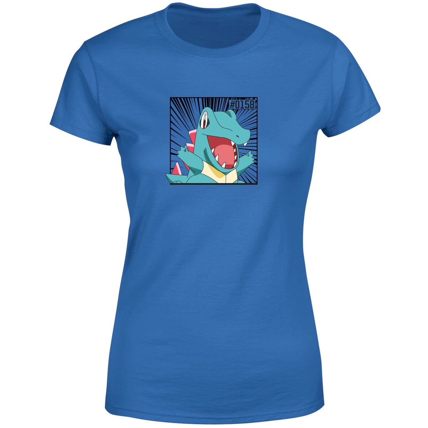 Pokemon Totodile Women's T-Shirt - Blue