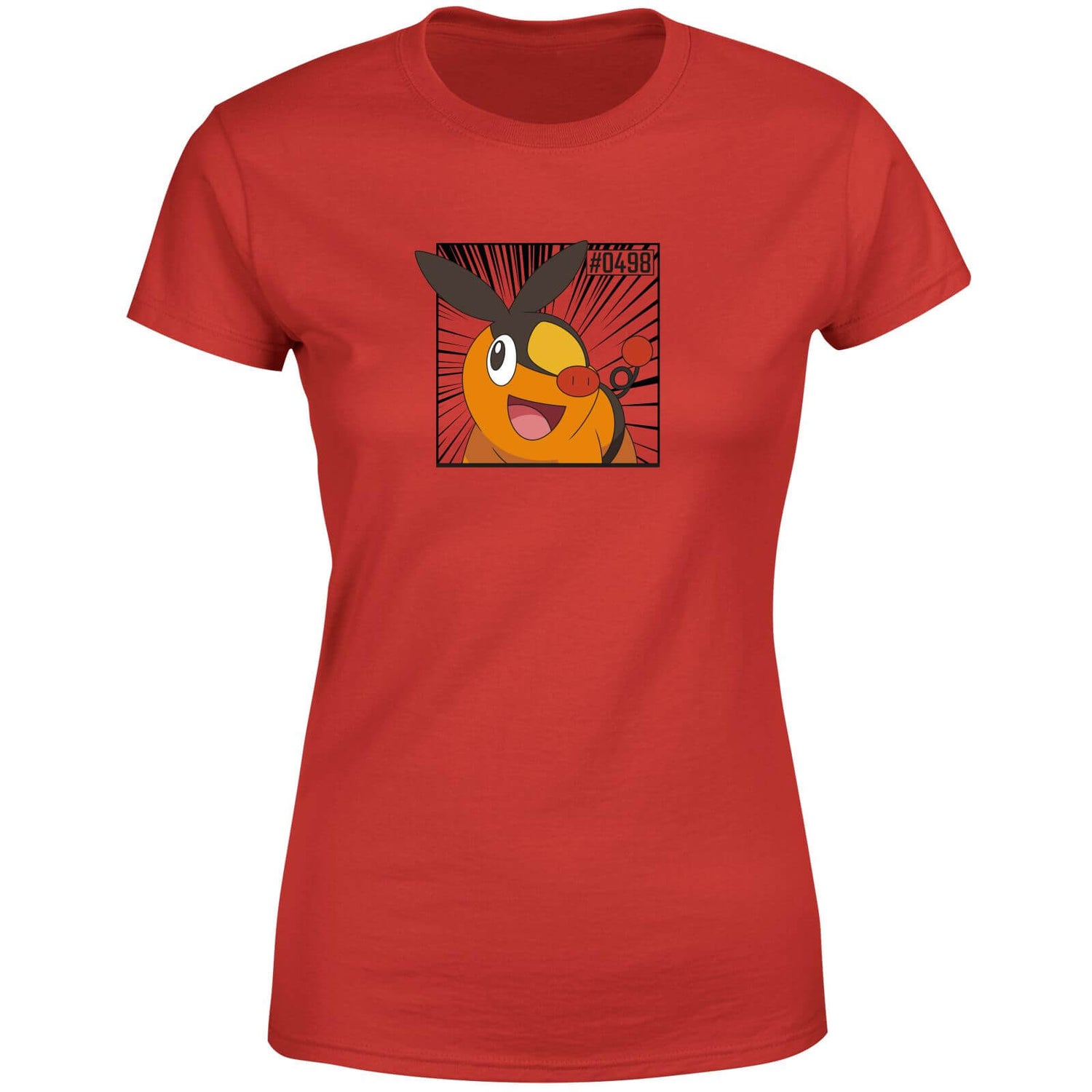 Pokemon Tepig Women's T-Shirt - Red