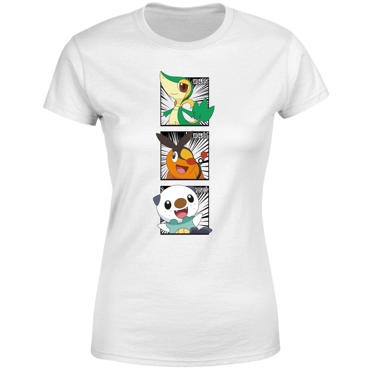 Pokemon Generation 5 Starters Women's T-Shirt - White