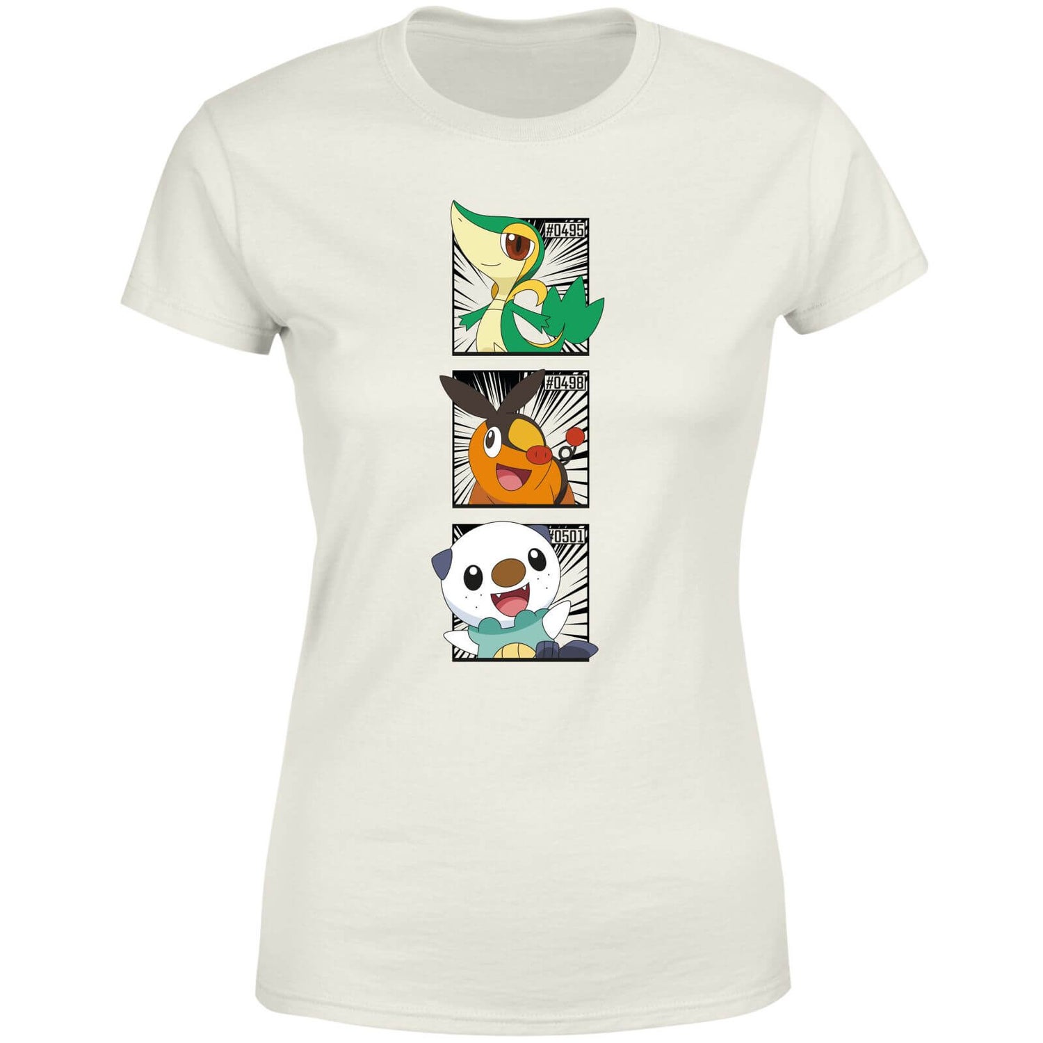 Pokemon Generation 5 Starters Women's T-Shirt - Cream