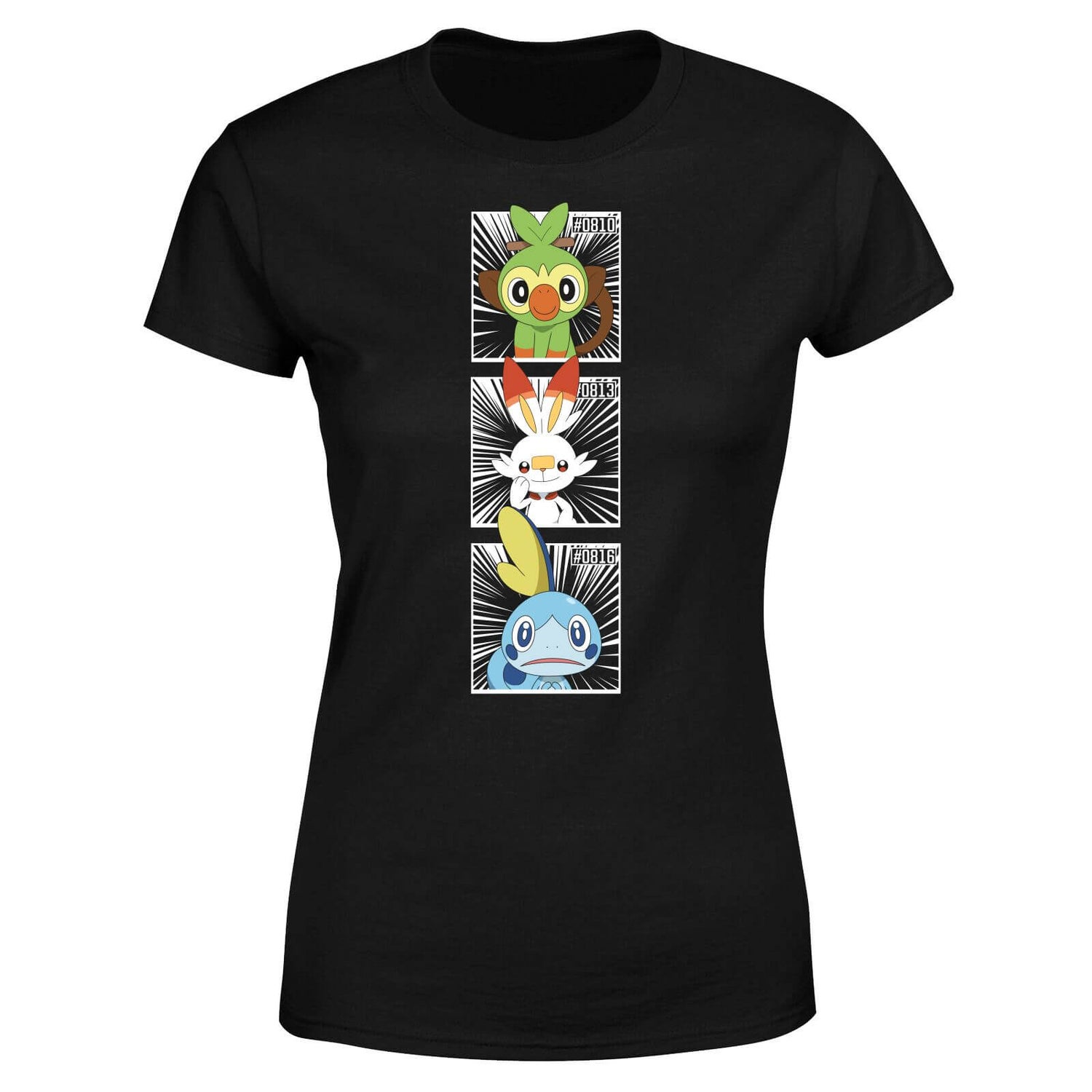 Pokemon Generation 8 Intro Women's T-Shirt - Black
