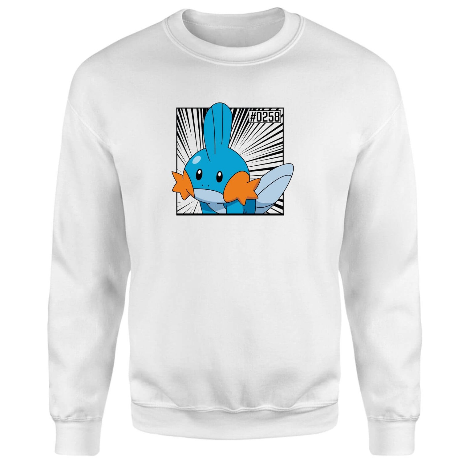 Pokemon Mudkip Sweatshirt - White